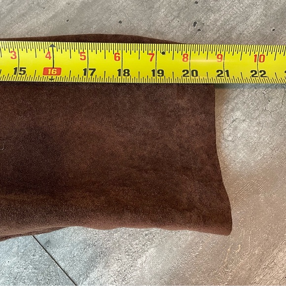 Bernardo Brown Suede Button-Front Jacket - Picture 11 of 13